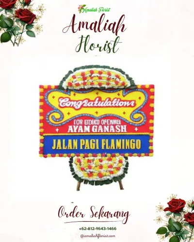 Bunga Papan Congratulation di Binangun
